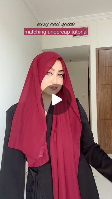 Undercap Hijab, Styles Hijab, Fashion Reels, Hijab Tutorial, Hijab Style, Quick Workout, Hijab Fashion, Simple Style, Super Easy