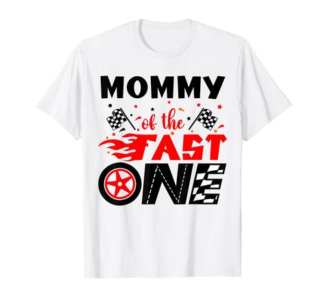 PRICES MAY VARY. The Fast One 1st Birthday Race Car Family Matching Apparel to wear for your Kids 1st birthday race car theme birthday party, makes the perfect racing lover birthday boy girl racing party Featuring this design saying The Fast One Daddy, Mommy, Auntie... Lightweight, Classic fit, Double-needle sleeve and bottom hem 1st Birthday Race Car Theme, Birthday Race Car Theme, 2 Fast Birthday Party Shirt, Pit Crew Birthday Shirts, Race Car Birthday Shirt Family, Car Theme Birthday Party, Birthday Boy Race Car Shirt, Car Theme Birthday, Toddler Race Car Shirt