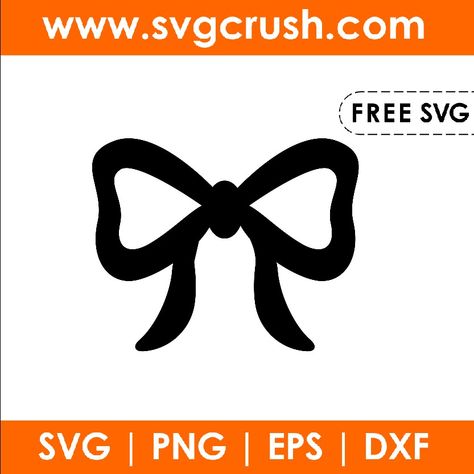 Free Bow Svg Files For Cricut, Free Bow Svg, Bow Svg Free Cricut, Vinyl Decal Projects, Bow Vector, Bow Svg, Free Svg Files For Cricut, Laser Projects, Svg Kids