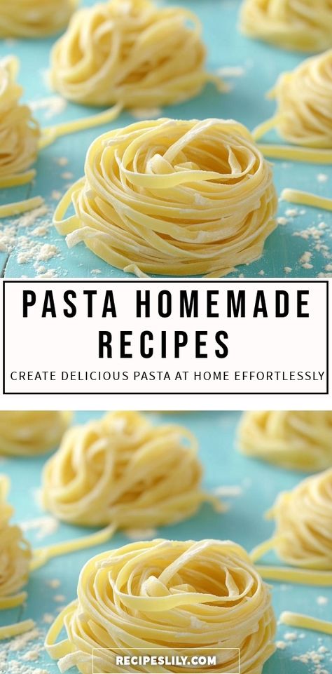 I love making fresh pasta at home! This recipe is simple and allows me to create delicious, homemade pasta effortlessly. Each twist and twirl of the dough brings out rich flavors that store-bought can't match. Let's get cooking! How To Make Homemade Pasta Dough, Recipe For Homemade Pasta Dough, Home Made Spaghetti Noodles Recipe, Easy Pasta To Make At Home, Homemade Alfredo Noodles, Best Homemade Noodles, Pasta Machine Dough Recipes, Easy Homemade Noodle Recipes, Homemade Pasta For Two