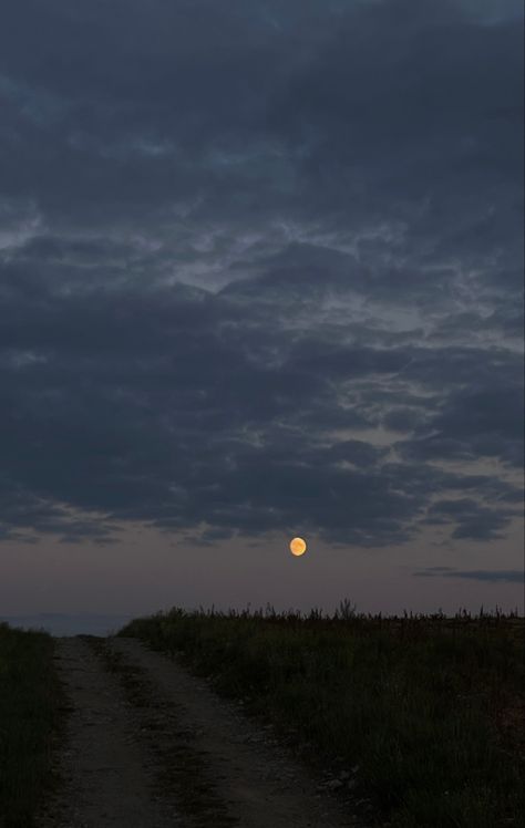 moon night sky moon path field trip aesthetic beauty wallpapers vibes nature fyp Starry Field Aesthetic, Summer Night Sky Aesthetic, Misty Night Aesthetic, Nature At Night Aesthetic, Cold Nights Aesthetic, Farm Night Aesthetic, Farm At Night Aesthetic, Country Night Aesthetic, Field At Night Aesthetic