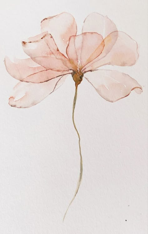 Moody Watercolor Paintings, Printmaking Ideas, Magic Runes, Butterfly Art Painting, Transparent Flowers, Watercolor Flower Art, 수채화 그림, Watercolor Flowers Paintings, White Tattoo