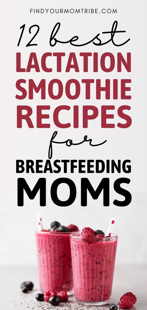 Breastfeeding Smoothie Recipes, Lactation Smoothie Recipes, Recipes For Breastfeeding Moms, Boost Milk Supply Breastfeeding, Milk Supply Foods, Breastfeeding Smoothie, Healthy Breastfeeding Snacks, Breastfeeding Cookies, Lactation Recipes Smoothie