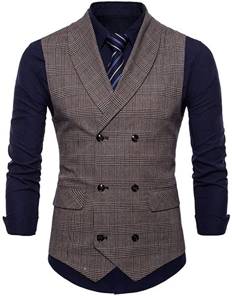 Mens Suit Ideas, Costume Peaky Blinders, Men Vest Outfits, Business Suit Vest, Vest Outfits Men, Business Vest, Mens Vest Casual, Waistcoat Fashion, Jackets Fashion Casual