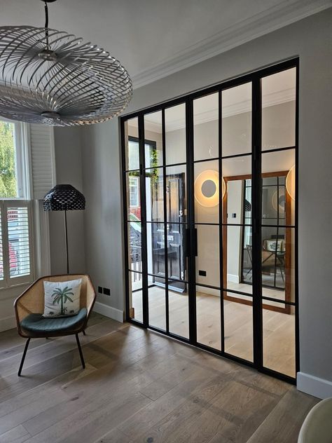 Steel Glass Doors become recently a real bestseller. No matter whether you choose heritage style metal glass doors, single or double steel doors with or without glass partitions, patio doors, wall-partitions, kitchen and dining room doors, internal or external they will always bring plenty of natural light into your home. Bespoke product, please advise the dimensions and we will prepare a FREE quote for you.  Please advise your post code so we can estimate delivery.  If you have not decided on the style yet, please feel free to contact us, we will prepare personalized offer and design options:  email: office@steeldoorsolutions.uk  phone  +44 757226 9954 https://instagram.com/steel_door_solutions https://www.facebook.com/profile.php?id=100063809445522  High Quality Materials   Shortest lead Steel Framed Doors, Steel Glass Doors, Crittal Doors, Steel Frame Doors, Internal Glass Doors, Fire Rated Doors, Loft Interior, Loft Stil, Front Elevation Designs