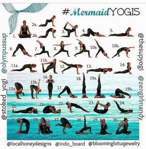 Mermaid Pose Yoga, Yoga Sanskrit, Vinyasa Yoga Sequence, Yoga Flow Sequence, Mermaid Pose, Yoga Nature, Yoga Time, Yoga Flows, Sup Yoga