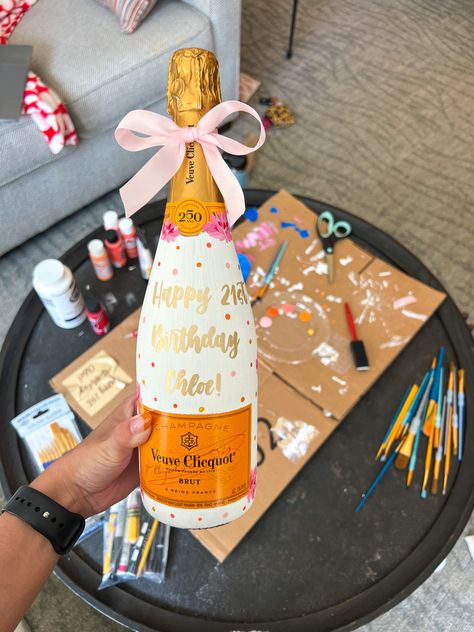 Painted 21st Bottle, Painted Wine Bottle 21st Birthday, 21st Bday Champagne Bottle, 40th Birthday Painted Champagne Bottle, 21 Birthday Bottle Decoration, Painted Vodka Bottle Birthday, 21st Birthday Painted Bottle, 21 Painted Champagne Bottle, Birthday Champagne Bottle Painted