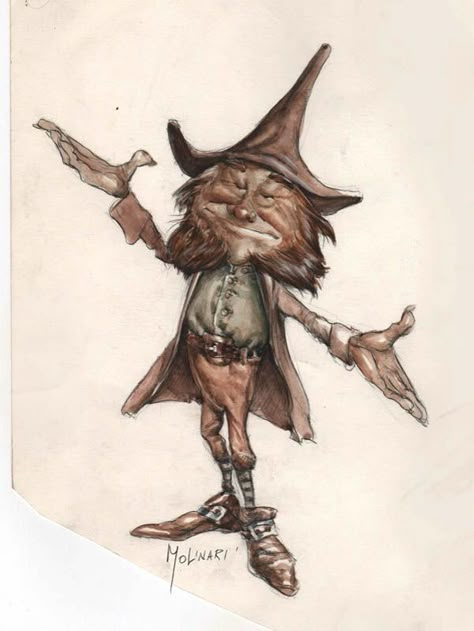 . Gnomes Drawing, Elemental Art, Goblin Art, Fairy Drawings, Elves And Fairies, Fantasy Drawings, Forest Creatures, Fairytale Art, Mystical Creatures