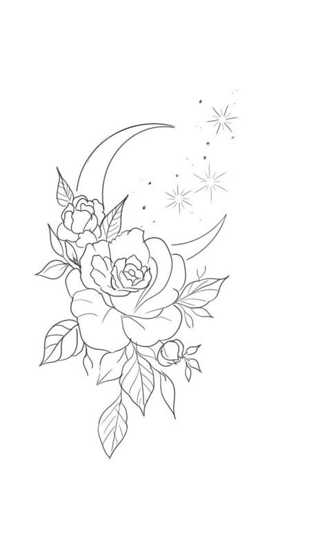 A Coloring Page, Tattoo Flowers, Feminine Tattoo, Tattoo Stencil Outline, Flowers Tattoo, Instagram Selfie, Girly Tattoos, Tattoo Outline, Eye Tattoo