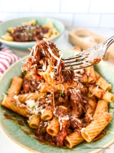 Short rib rigatoni is one of the ultimate comfort foods. It's hearty, filling, and downright delicious. Plus, it's easy to make at home in your own kitchen! In this recipe, we'll show you how to create a restaurant-style braised short rib ragu that will leave you wanting more. This beef short rib dutch oven dish is sure to be a family favorite! Braised Beef Short Ribs Pasta, Short Ribs Pasta Recipe, Braised Beef Rigatoni, Braised Short Rib Rigatoni, Short Rib Rigatoni, Short Rib Pasta Recipe, Short Ribs Ragu, Short Rib Lasagna, Braised Short Rib Pasta