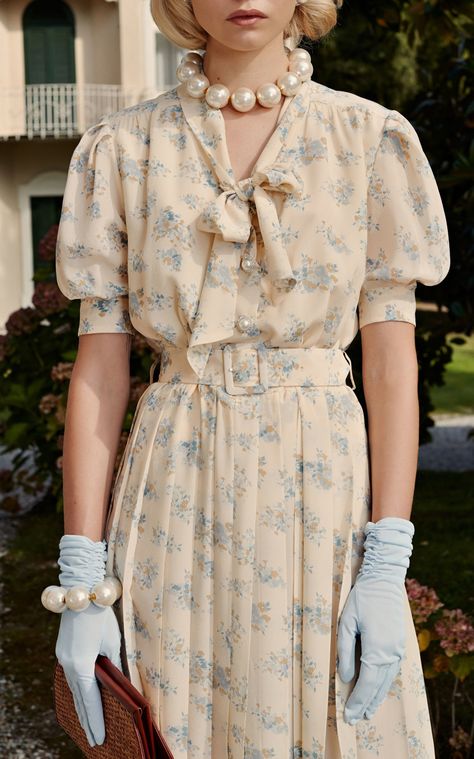 40s Mode, Alessandra Rich, Moda Vintage, Look Vintage, Mode Vintage, Vogue Paris, Looks Style, Mode Inspiration, Looks Vintage