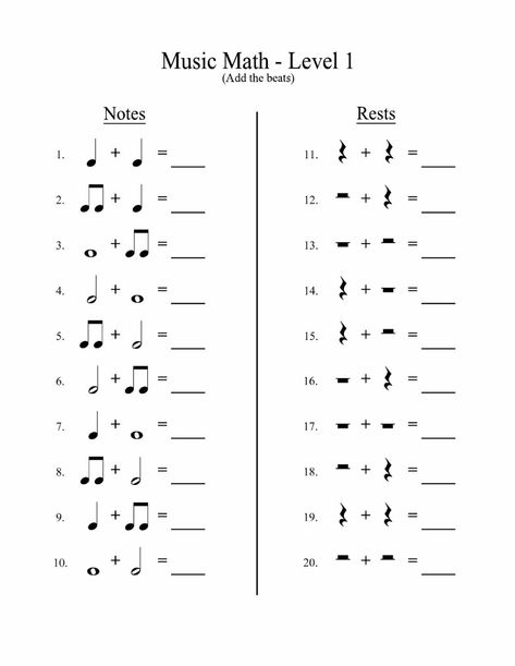 Music Rhythm Worksheets, Rhythm Worksheets, Music Math, Music Theory Worksheets, Music Teaching Resources, Piano Music Lessons, Homeschool Music, Music Lessons For Kids, Elementary Music Lessons