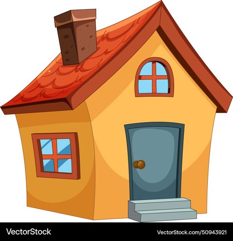 Small House Cartoon, Small Cartoon, House Cartoon, Cartoon House, Building Illustration, Colourful Buildings, Cartoons Png, House Vector, Backdrops Backgrounds