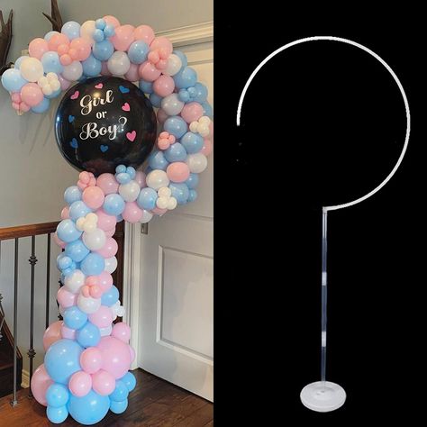 Ballon Column, Baby Shower Ballons, Boy Or Girl Gender Reveal, Balloon Stand, Balloon Holders, Plastic Balloons, Gender Reveal Party Supplies, Kids Birthday Party Decoration, Girl Gender Reveal