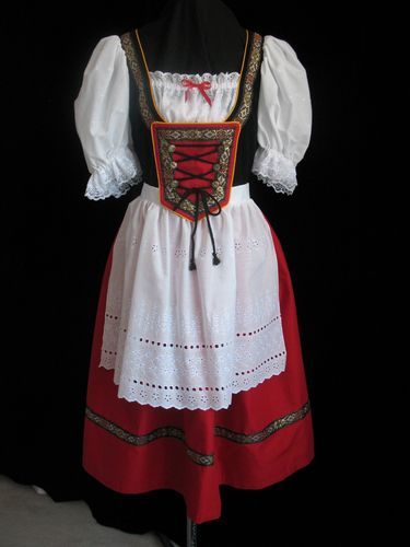 RED BAVARIAN GERMAN OKTOBERFEST DIRNDL DRESS Drindl Dress, Bavarian Dress, German Dress Dirndl, Gown Costume, German Costume, German Oktoberfest, German Outfit, German Dress, Dirndl Dress