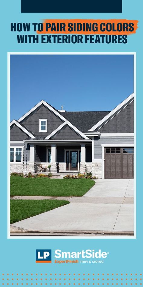 Tundra Gray Lp Siding, Lp Siding Exterior, Lp Smart Siding Exterior Colors, Smart Siding Exterior, Lp Smart Siding Exterior, Lp Smart Side Exterior Colors, Gray Siding House, Vinyl Siding Ideas Exterior, Lp Siding