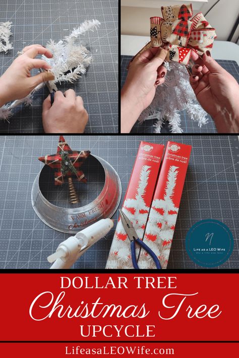 Dollar Tree Small Christmas Tree Ideas, White Dollar Tree Christmas Tree, White Dollar Tree Christmas Tree Ideas, Dollar Tree Mini Christmas Tree Swag, Dollar Tree $5 Christmas Tree, Dollar Tree 4ft Christmas Tree Ideas, Diy Dollar Tree Christmas Tree Ideas, Dollar Tree Christmas Tree Decorations, Dollar Store Christmas Tree Crafts