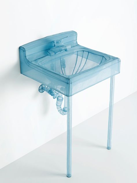 Do Ho Suh – Basin, Apartment A, 348 West 22nd Street, New York, NY 10011, USA, 2015, polyester fabric, stainless steel wire Do Ho Suh, Artistic Installation, Street New York, Sculpture Installation, Stainless Steel Wire, Soft Sculpture, Art Installation, Display Case, Led Lighting