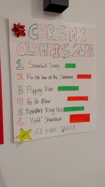 patricia ✨ on Instagram: "Booth’s Christmas Olympics 🎄 . . . . . . #christmasolympics #christmasgames #xmasgame #familychristmas #christmastime #christmasvibes" Christmas Olympic Games, Christmas Olympics, Instagram Booth, Office Olympics, Xmas Games, Christmas Games For Family, Ice Breaker Games, Ring Toss, Ice Breaker