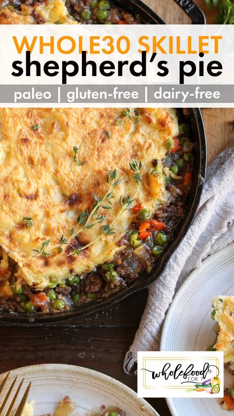 Whole30 Shepherd's Pie Whole30 Shepards Pie, Whole 30 Shepards Pie, Whole 30 Shepard’s Pie, Shepherds Pie Recipe Paleo, Whole30 Italian Recipes, Aip Shepards Pie, Whole30 Shepherds Pie Recipe, Whole30 Meatloaf Recipes, Whole30 Shepherds Pie