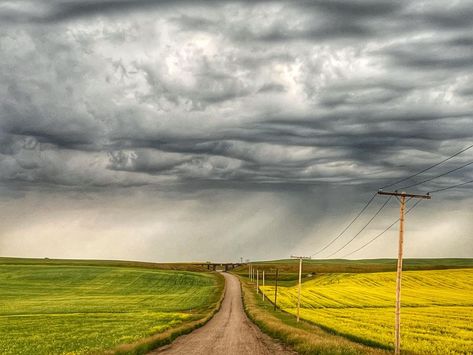 Canadian Landscapes | Saskatchewan prairie on a stormy day | Facebook Travel Memories, Grand Canyon, Travel, Quick Saves