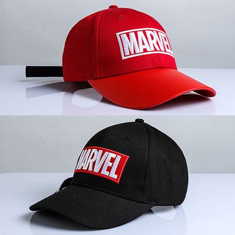 MARVEL Logo Cap Marvel Shopping, Photography Gear Storage, Vestidos Sport, Marvel Accessories, Marvel Jewelry, Marvel Fashion, Avengers Cartoon, Marvel Logo, Marvel Clothes