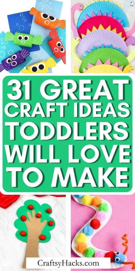 Get adorable craft ideas for toddlers! Explore a world of arts and crafts designed specifically for little hands. From simple paper crafts to fun DIY activities, these engaging craft projects are sure to keep your little one entertained for hours. Art Projects For 3 Year, Present Crafts For Toddlers, Crafts For Pre K Art Projects, Arts And Crafts For Preschoolers Easy, Kindy Craft Ideas, Easy Crafts For 2 Year, 1st Grade Arts And Crafts Ideas, 3 Year Art Activities, Arts And Crafts 3 Yo