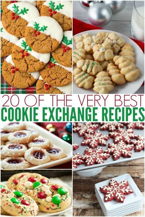 Cookie Swap Recipes, Christmas Cookie Exchange Recipes, Christmas Cookies Packaging, Easy Holiday Cookies, Christmas Cookie Swap, Christmas Cookie Recipes Holiday, Recipes For Christmas, Christmas Cookie Party, Cookie Exchange Recipes