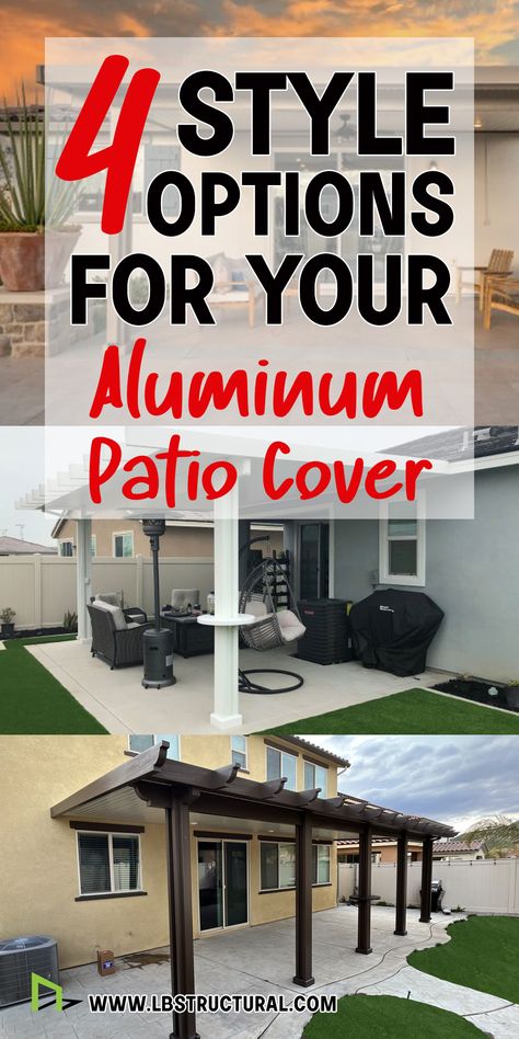 In this article, we will explore the exciting world of color styles and accessories for aluminum patio covers, and how they can elevate the aesthetic appeal of your outdoor living space. Alumawood Patio, Outdoor Patio Pavers, Aluminum Patio Covers, Colorful Patio, Patio Pavers, Aluminum Decking, Patio Covers, Patio Cover, Aluminum Patio