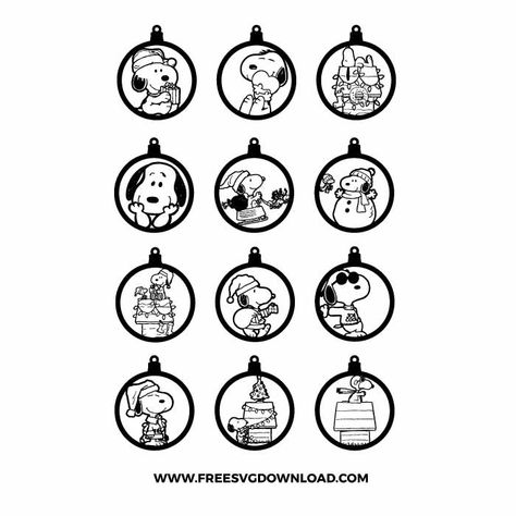 Svg Christmas Ornaments Free, Christmas Vector Free, Snoopy Christmas Svg Free, Free Svg Files For Cricut Christmas, Christmas Ornament Svg Files Free, Snoopy Ornaments, Snoopy Christmas Ornaments, Snoopy Svg Free, Ornament Svg Files Free