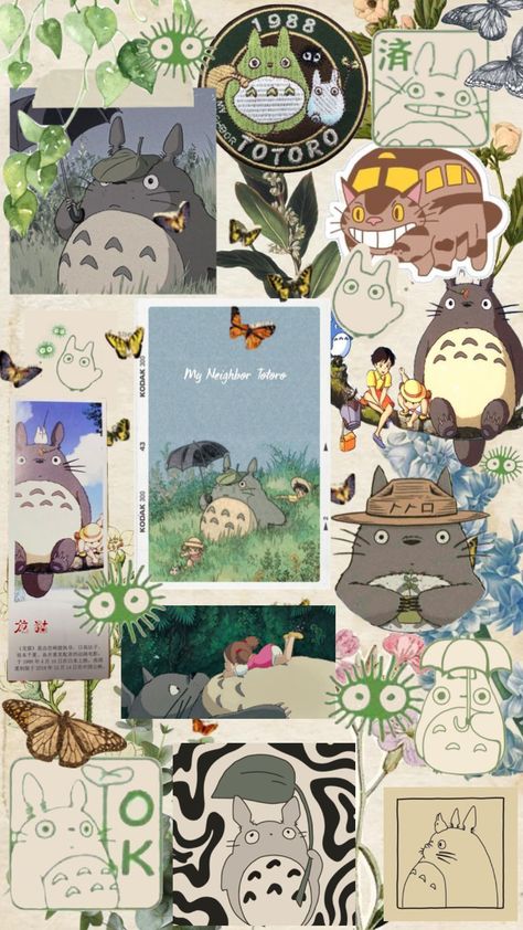 my fave Totoro 💚 #myneighbortotoro #totoro #ghibli Totoro Drawing, Wallpaper Layar Kunci, Totoro Poster, Totoro Ghibli, Totoro Art, Studio Ghibli Poster, Studio Ghibli Fanart, Personajes Studio Ghibli, Studio Ghibli Background