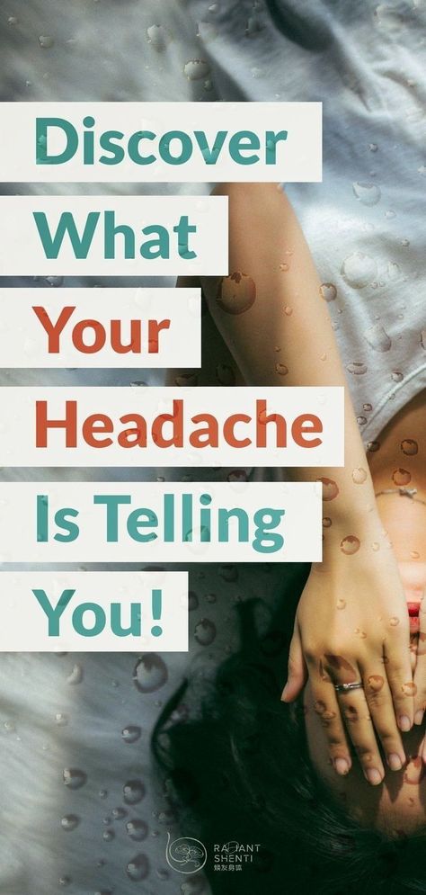 Acupressure Points For Headache, Different Headaches, Massage For Headache, Pressure Points For Headaches, Headache Causes, Massage Points, Throbbing Headache, Migraine Prevention, Headache Types