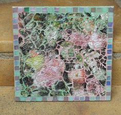 Mosaic Tiles Crafts, Mosaic Art Projects, Glass Mosaics, Tile Crafts, Wine Glass Art, Shattered Glass, Glass Projects, Crafts To Make And Sell, Mosaic Projects