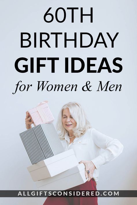 Clever and classic gift ideas that men and women in their 60s will cherish Birthday 60th Ideas For Women, Ideas For 60th Birthday Gift For Woman, 60 Birthday Gifts For Woman, Gifts For A 60 Year Old Woman, 60th Birthday Ideas For Best Friend, Woman’s 60th Birthday Ideas, Birthday Gifts For 60 Year Old Woman, 60th Birthday Ideas For Mom Gift, 60th Birthday Ideas For Sister