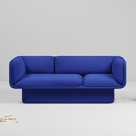 Spanish Sofa, Blue Couch, Blue Couches, Blue Furniture, Furniture Sofas, Blue Sofa, Three Seater Sofa, Blue Rooms, Sofa Shop