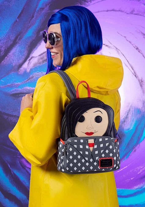 https://amzn.to/3P3av5Y Coraline Other Mother, Other Mother Coraline, Coraline Characters, Coraline Art, Loungefly Backpack, Other Mother, Coraline Jones, Fall Halloween Crafts, Cute School Supplies