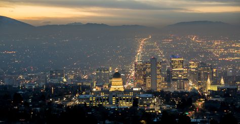 https://flic.kr/p/EhRi98 | Salt Lake City Sunrise | From Ensign Peak, Salt Lake City, Utah City Sunrise, Mountain Town, Salt Lake City Utah, Salt Lake City, Lake City, Airplane View, Utah, Salt, Lake