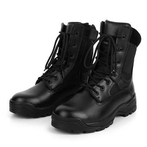 Popular CQB.FURY Black Leather Military Army Tactical Hunting Boots  good product  CQB.FURY Black Leather Military Army Tactical Hunting Boots You can order itOnline Shopping at a cheapest price for Automotive, Phones &amp; Accessories, Computers &amp; Electronics, Fashion, ... Swat Boots, Tactical Shoes, Hunting Boots, Police Women, Fourth Wing, Tactical Boots, Military Boots, Military Army, Shoes Collection