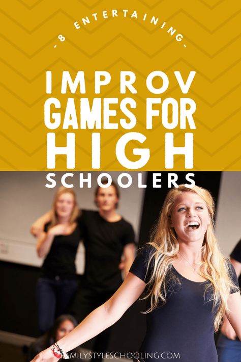 Games For High Schoolers, Improv Games, Public Speaking Activities, Theatre Classroom, Theatre Games, Drama Activities, Teaching Theatre, Drama Education, Theatre Education