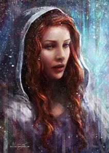 Sansa Stark, Red Hair, A Woman, Red, Hair, Art