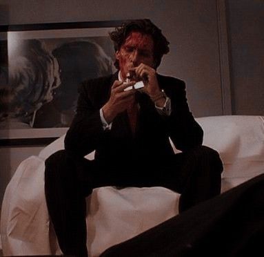 #americanpsycho #aesthetic #wallpaper #fine Patrick Bateman, Eid Crafts, Sigma Male, كريستيانو رونالدو, Christian Bale, Bruce Wayne, Film Stills, Movie Characters, Tim Burton