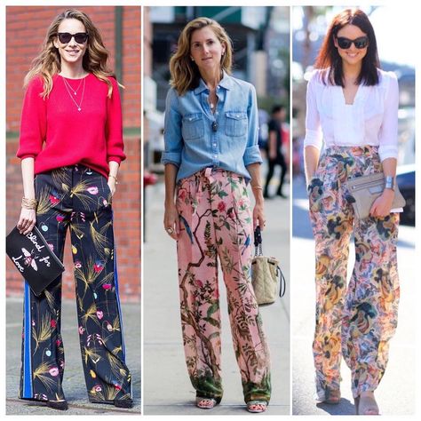 Silky Pants Outfit, Flower Pants Outfit, Pants Summer Outfit, Flowy Pants Outfit, Floral Pants Outfit, Pants Outfit Work, Printed Pants Outfits, Pants Outfit Ideas, Silky Pants