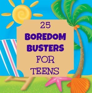 25 Boredom Busters for Teens. Nobullyfear.com shares stuff that matters. Always safe for kids. Summer Boredom Busters, Boredom Busters For Kids, Summer Boredom, Bored Kids, Activities For Teens, Teen Summer, Boredom Busters, Summer Projects, Summertime Fun