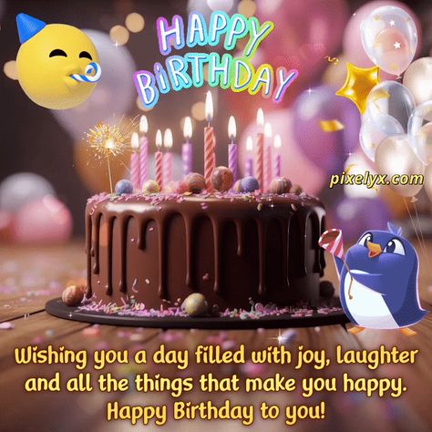 Free Happy Birthday Gif Images, Special Happy Birthday Wishes Gif, Happy Birthday To You Gif, Happy Birthday Gif Animation, Happy Birthday Animation, Birthday Cake And Balloons, Funny Happy Birthday Gif, Cake And Balloons, Animated Happy Birthday