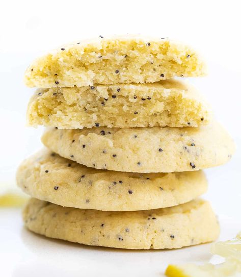 Lemon Poppy Seed Cookies Lemon Poppyseed Cookies, Poppyseed Cookies, Lemon Poppy Seed Cookies, Coconut Cream Pie Easy, Poppy Seed Cookies, Seed Cookies, Walnut Fudge, Poppy Seed Muffins, I Am Baker