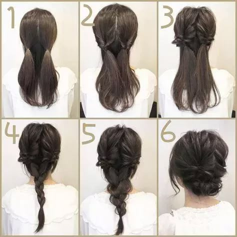 Diy Updo, Diy Wedding Hair, Long Hair Models, Easy Hair Updos, Up Dos For Medium Hair, Penteado Cabelo Curto, Box Braids Hairstyles, Model Hair, Layered Hair