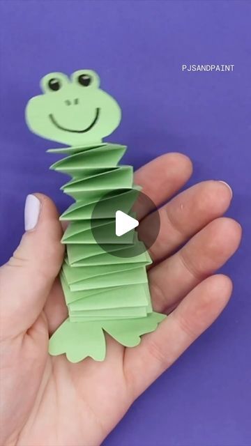 Kelly Crean on Instagram: "This jumping frog craft is perfect for Spring! 🐸   #kidscrafts #easycrafts #papercrafts #classroomideas #teacherideas #craftsforkids #kidsactivities #springcrafts" Frog Toilet Paper Roll Craft, Jumping Paper Frog, Paper Craft Frog, 3d Frog Craft, Construction Paper Frog Craft, Jumping Frog Craft, Frog Crafts Preschool, Frog Craft, Jumping Frog