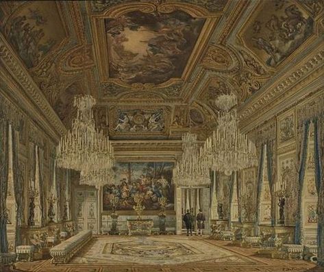 Tuileries Palace, Room Sketch, Paris History, Catherine De Medici, Le Louvre, Beautiful France, French Royalty, Palace Interior, French Interiors