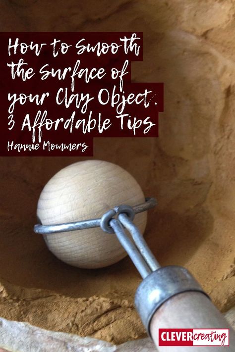 How to smooth the surface of your clay object? Tools for ceramics don't have to cost anything. Read my ceramics tips here. 3 Perfect ways to smooth surfaces. #ceramics #ceramicstips #crafttools #tutorial #diy #tipsandtricks Ceramic Tools Diy, Shaper Tools, Raku Kiln, Ceramic Supplies, Ceramic Tools, Old Lights, Fire Clay, Pebble Stone, Pottery Tools