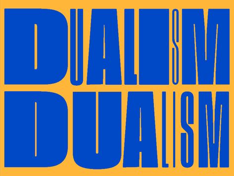 DUALISM by atanas giew for FourPlus Studio on Dribbble Awesome Graphic Design, Stretch Typography, Text Animation Ideas, Type Motion Graphics, Font Animation Typography, Bold Playful Typography, Dynamic Typography Animation, Variable Type, Kinetic Typography Animation